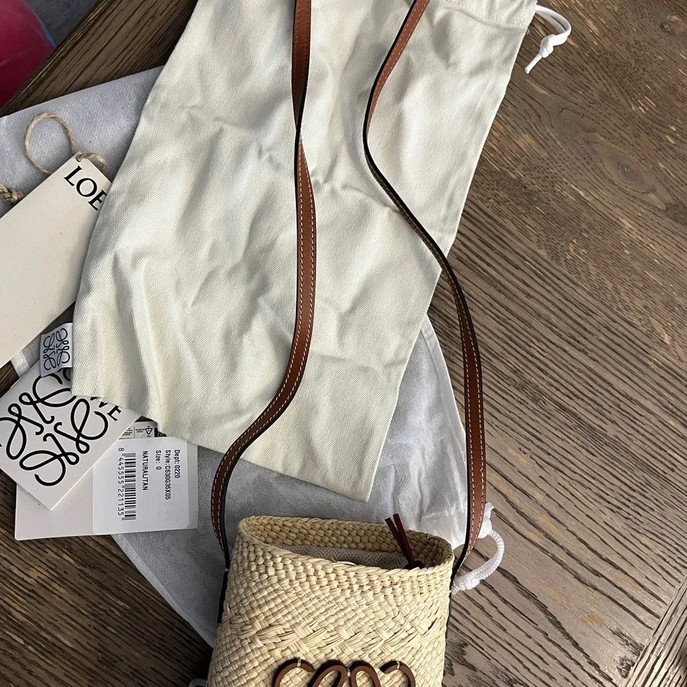 Loewe Mini Woven Crossbody Phone Pouch - Picture 7 of 8